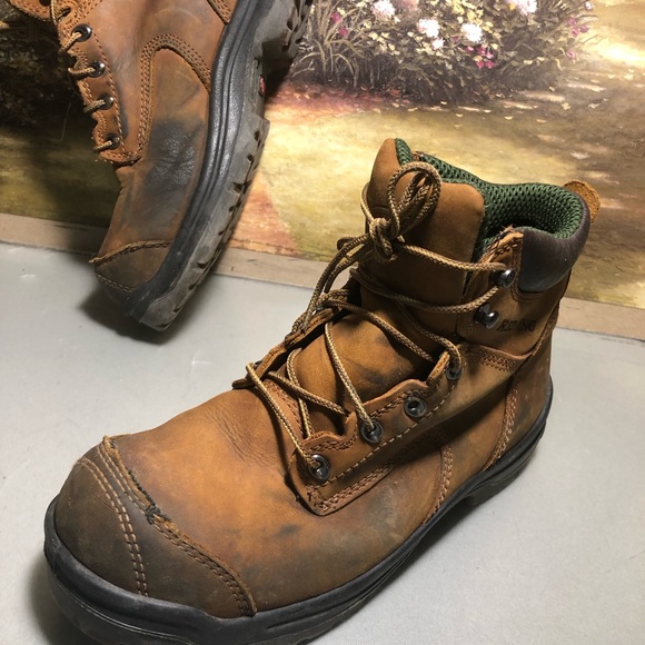 Red Wing 4456 Steel Toe Boots Sz 9 D 